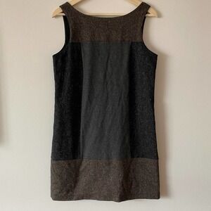 Bailey 44 wool blend color block minimalist fall/winter dress. Medium